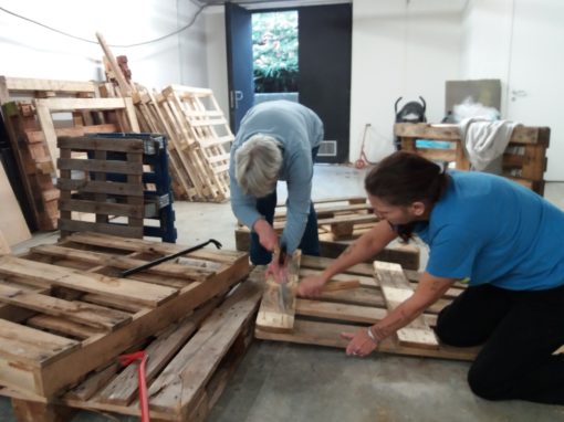 L’atelier de construction en bois de palettes